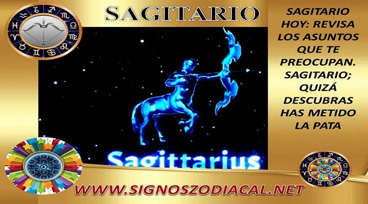 SAGITARIO HOY 1 SAGITARIO HOY 1